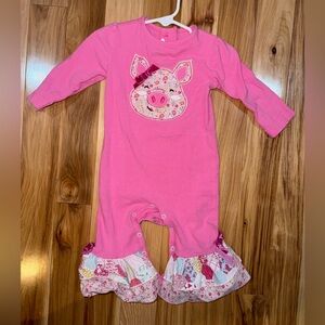 Ricrac & Ruffles romper